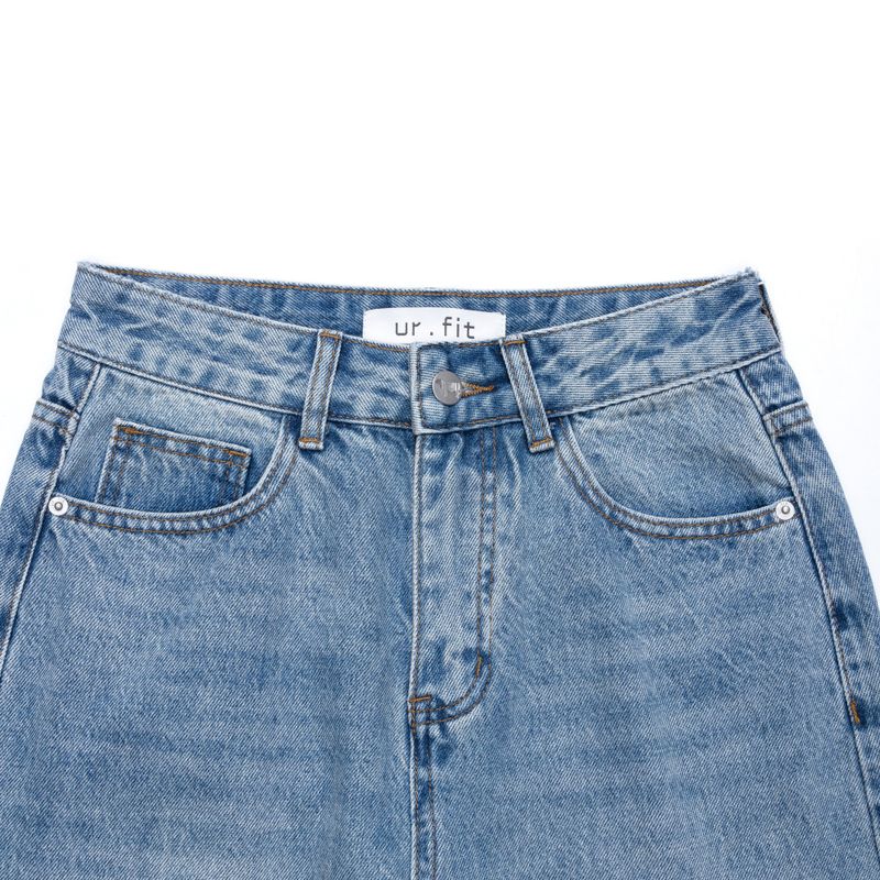 DEMAGE SEMI WIDE FIT DENIM PANTS code 18102