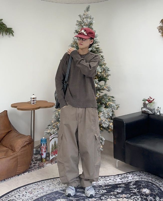 Hedy Curved Cargo Cotton Pants