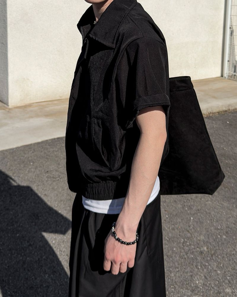 Er Minimal Half Crop Jacket