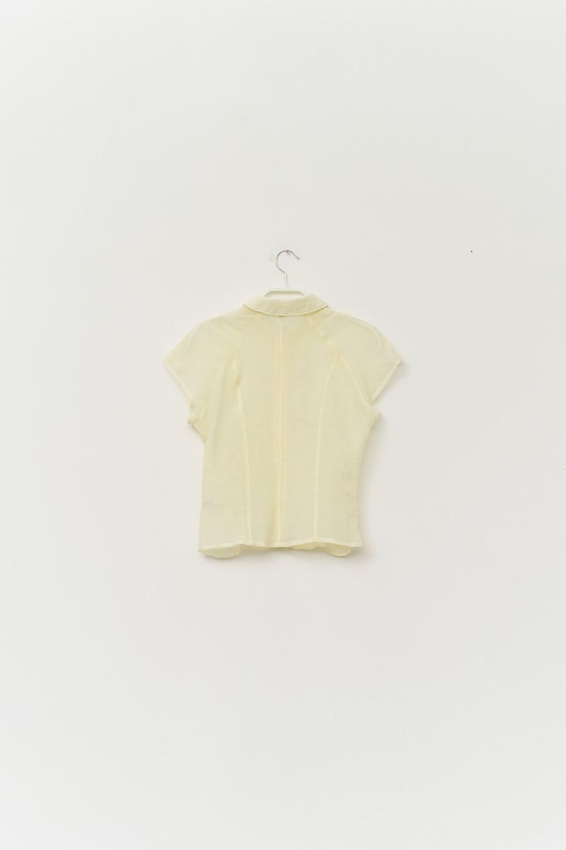 (W) Peony Wrinkled Blouse