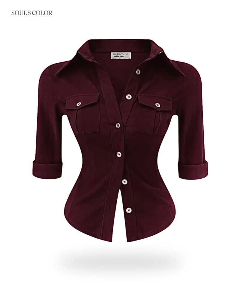 [MADE] Cherry pocket shirt (6color)