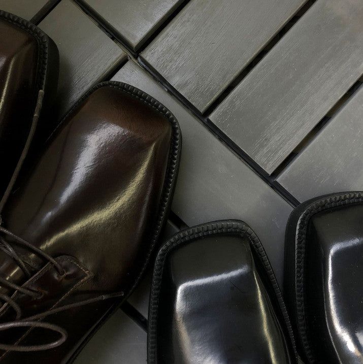 Maison Square Derby Shoes (2color)