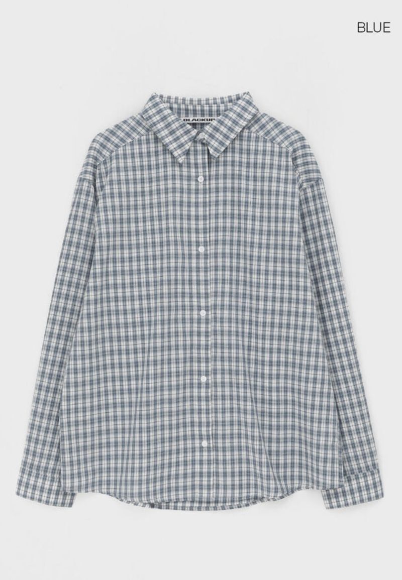 [MADE] Muto Oversized-Fit Checkered Shirt