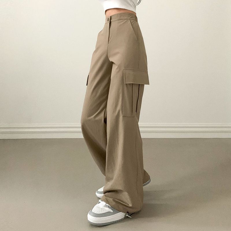 [Bellide made/short, long] Urban two-way string cargo pants