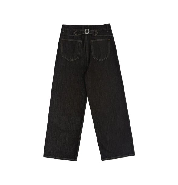 CINCH-BACK WIDE DENIM
