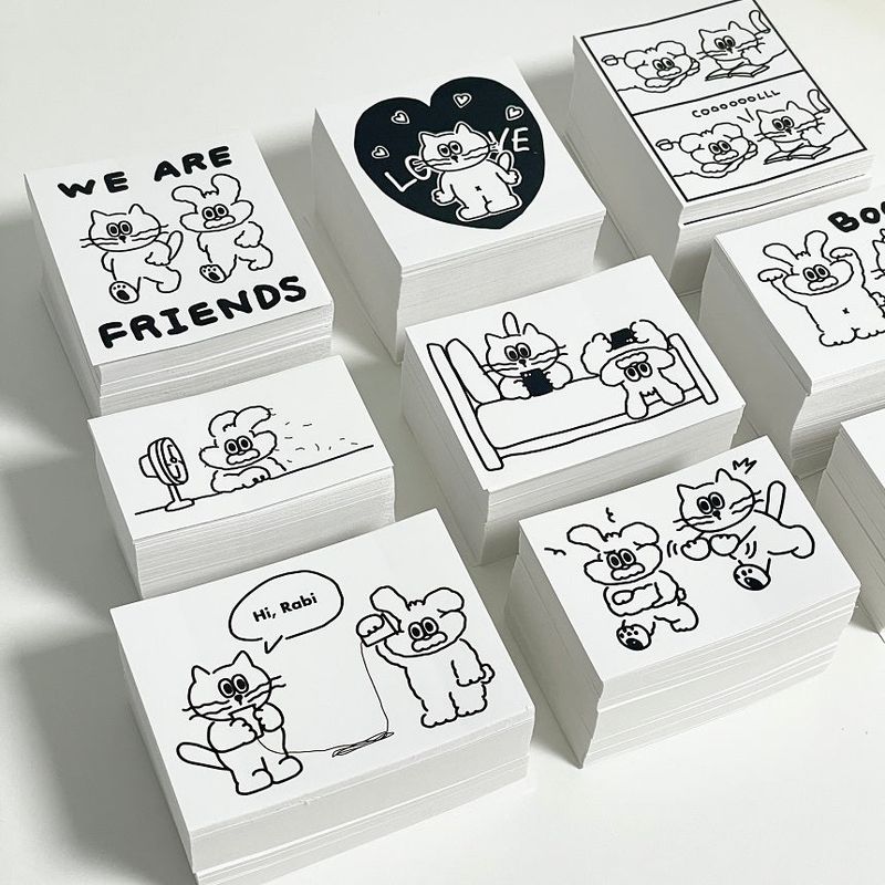 Eddy&Rabi Drawing Sticker Pack