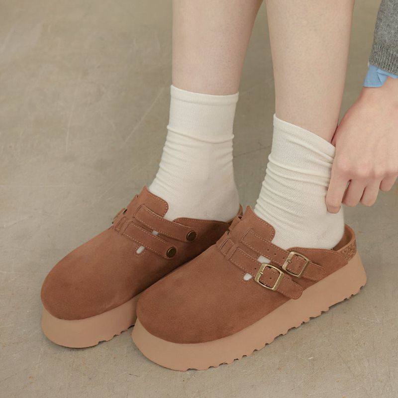 AVISPA（アビスパ）の「Bisbee Calfskin Platform Clog_C381_3colors_6cm（Shoes）」