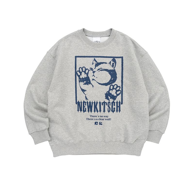 LOCKED-UP CAT SWEATSHIRTS (MELANGE)