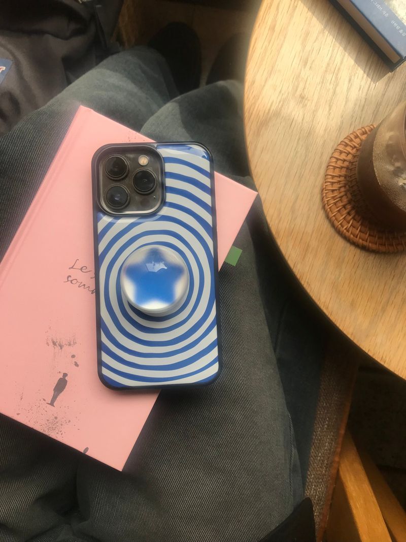 [MADE] bingle epoxy case + blur star tok SET (blue)