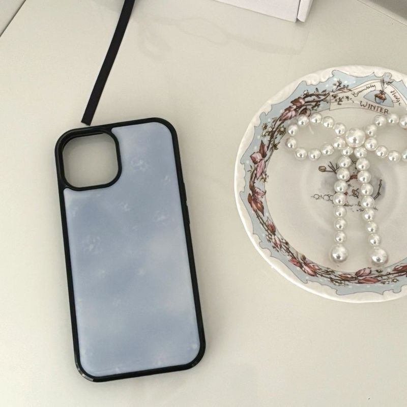 雪の花 スマホケース