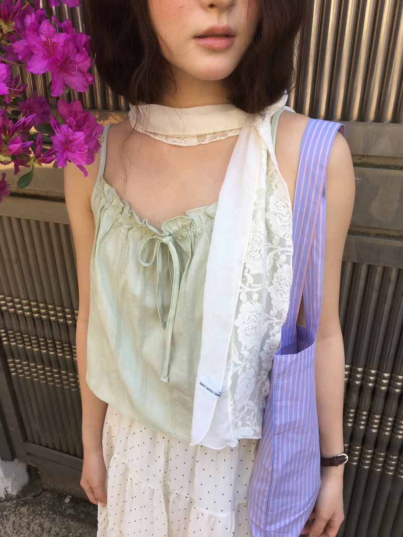 Paul Rose Lace Scarf (3color)