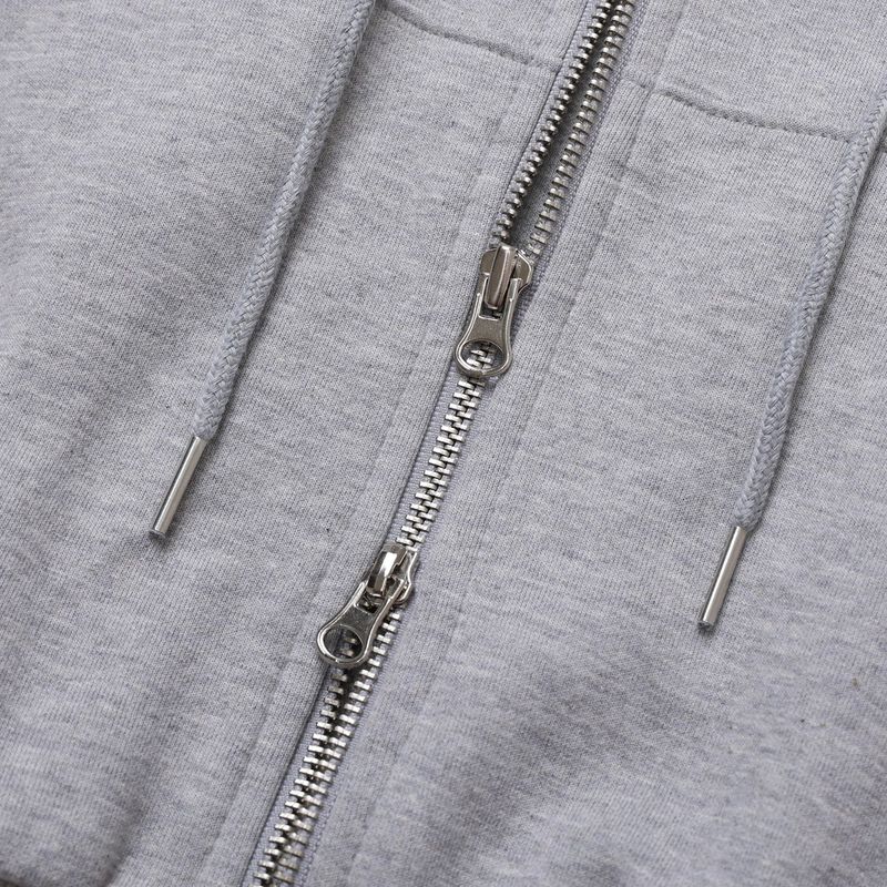 Basic Two-Way Hood Zip-Up (2 Colors)