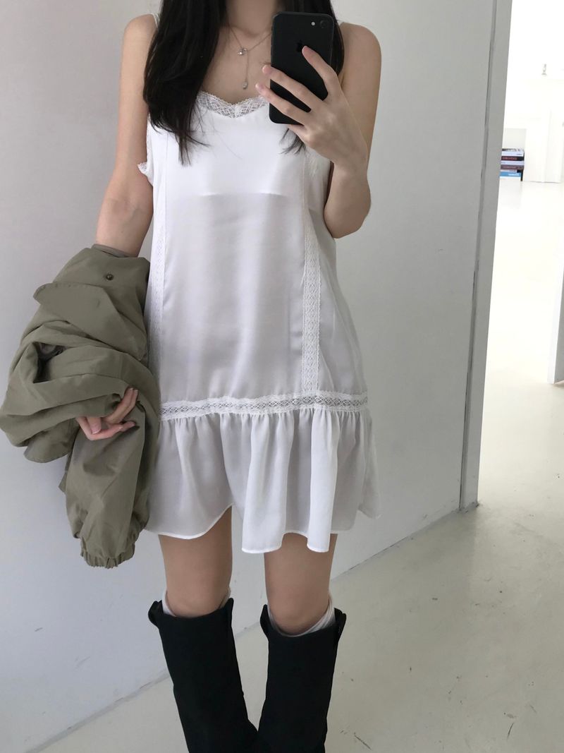 Rien Satin Mini Dress (2 colors)