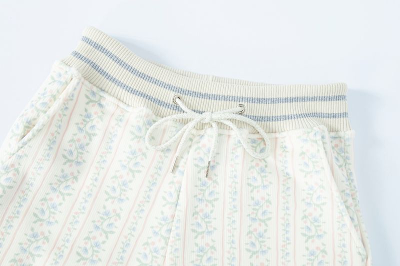 Flower fluffy pants