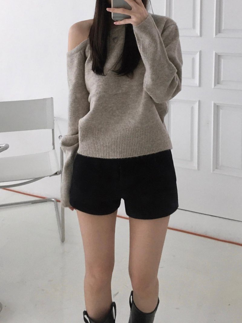 Soft off knit (4color)