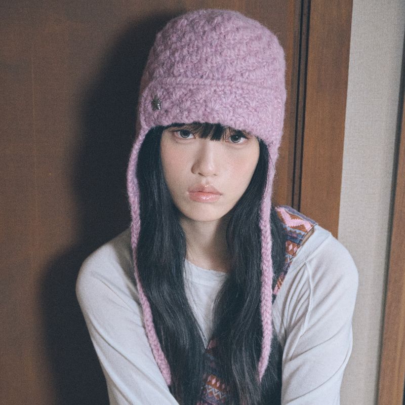 kiibi（キイビ）の「ハンドメイドクロシェトゥルーパーハット パープル（帽子）」