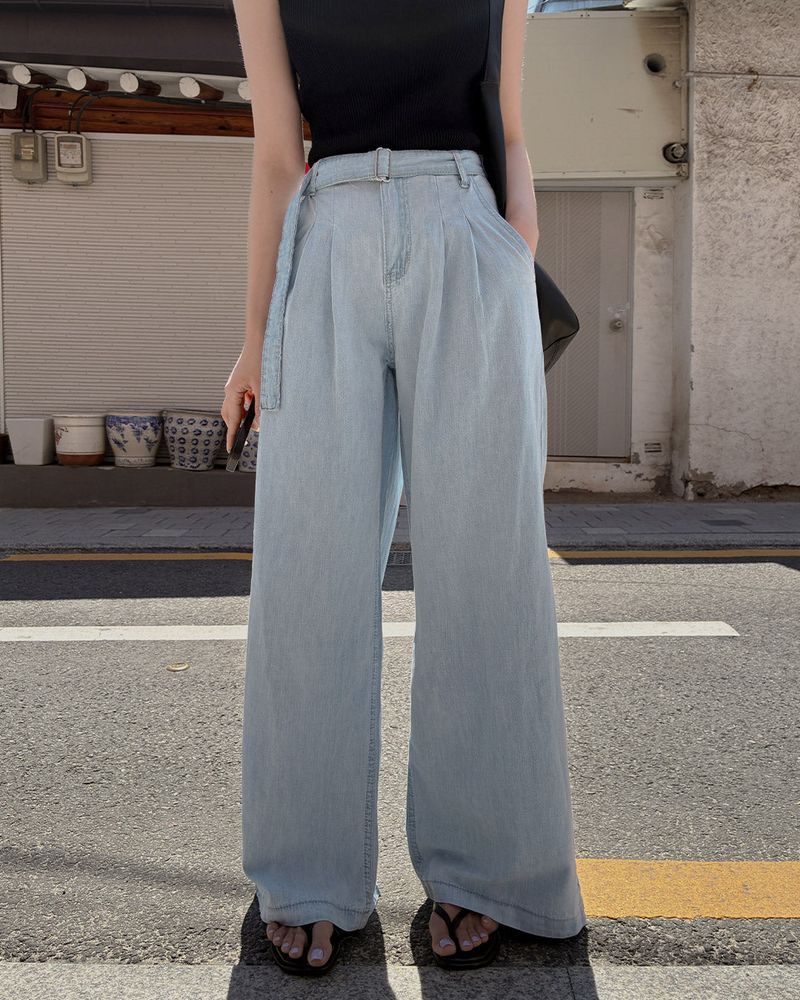 Boom Summer Wide Denim Pants