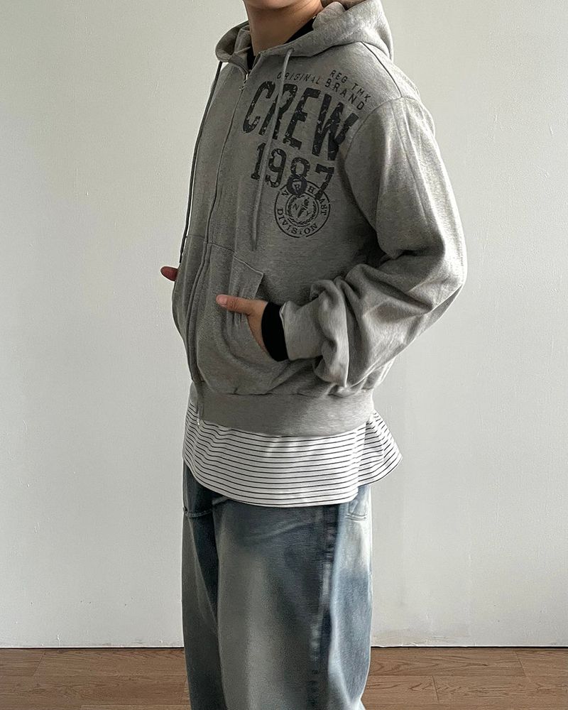 Sub Crop Hoodie Zip-up