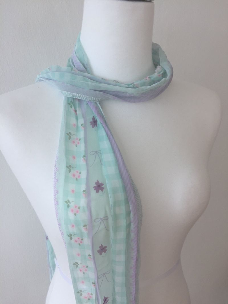 spring day girl scarf