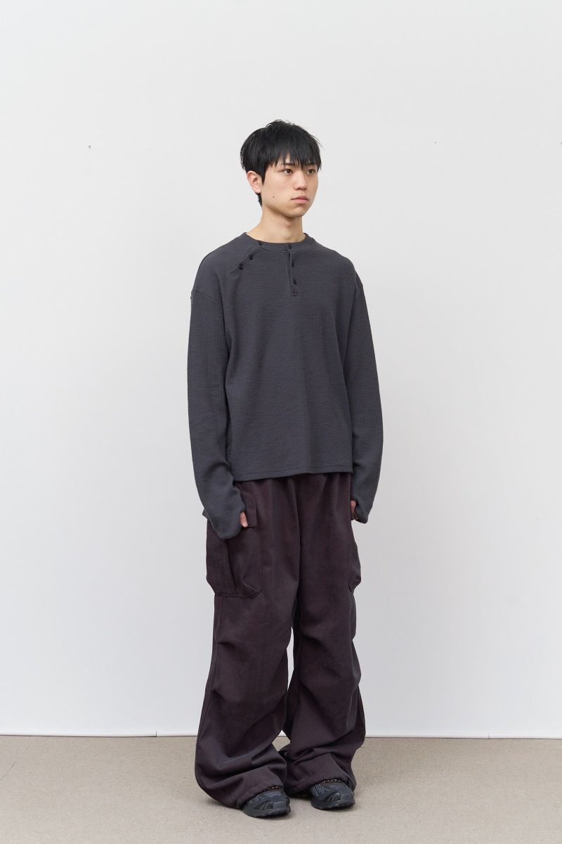 トフィヘンリーネック長袖Tシャツ