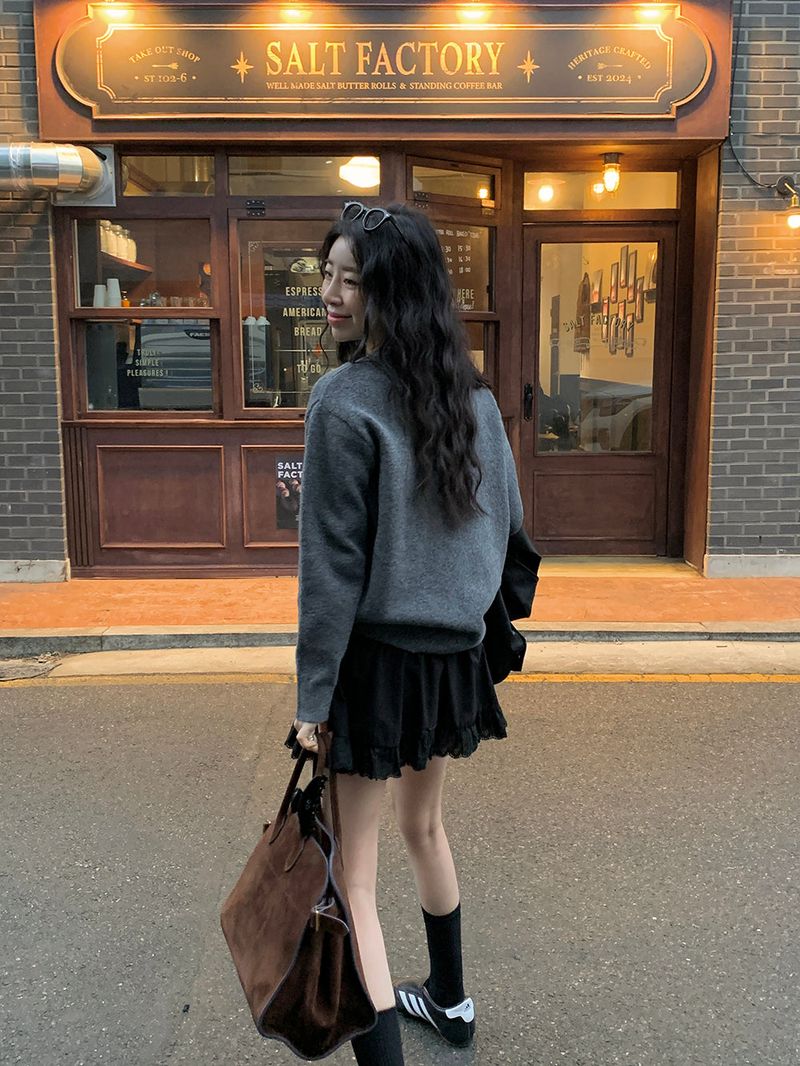 [MADE] Versi lace frill mini skirt