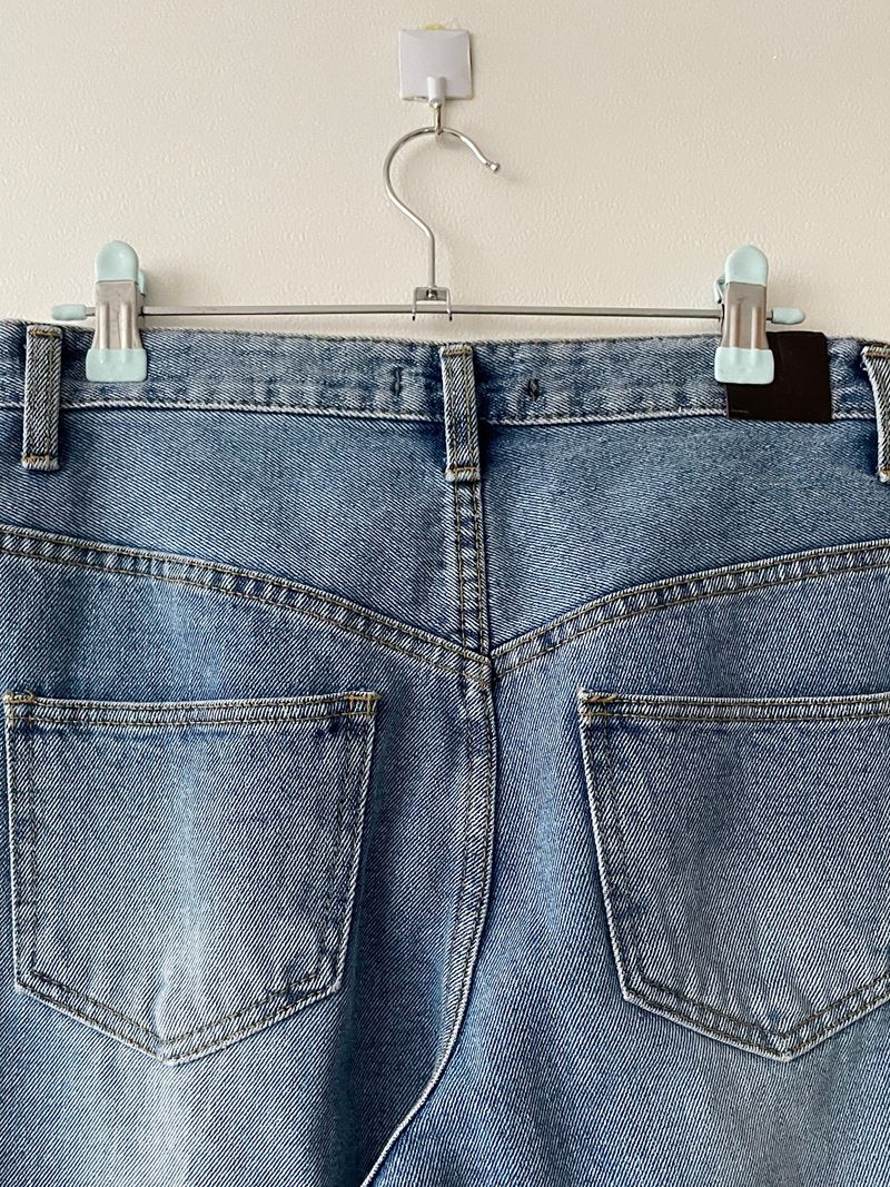 Sea loose boot-cut denim pants