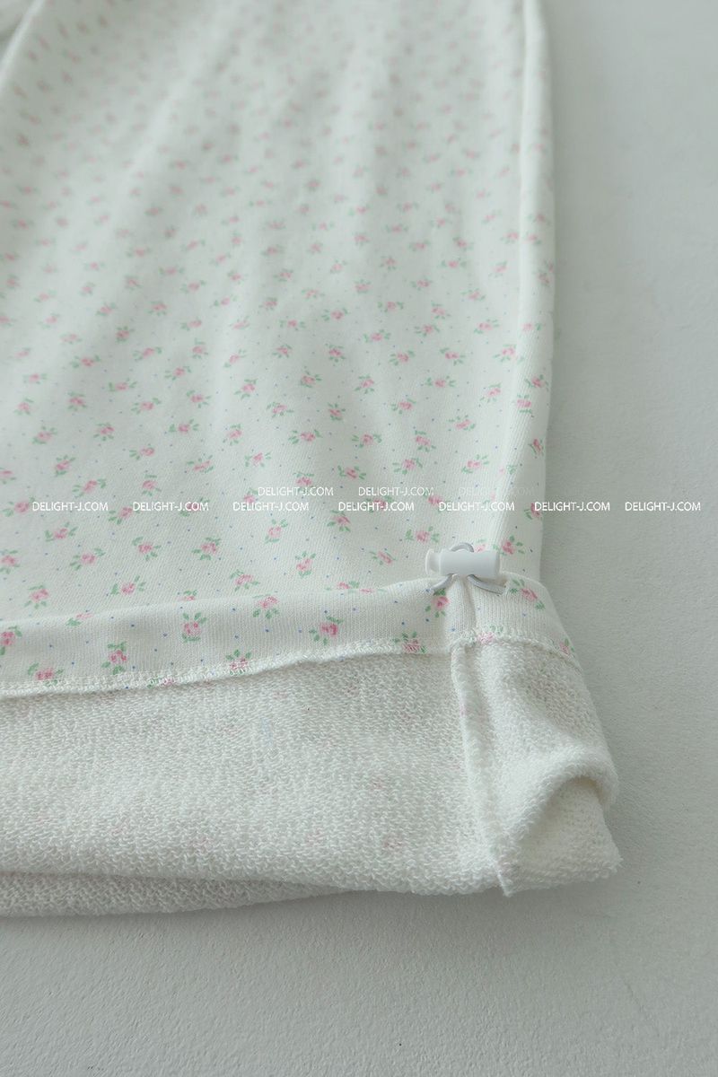 Flower Small Flower Jogger & Wide Pants