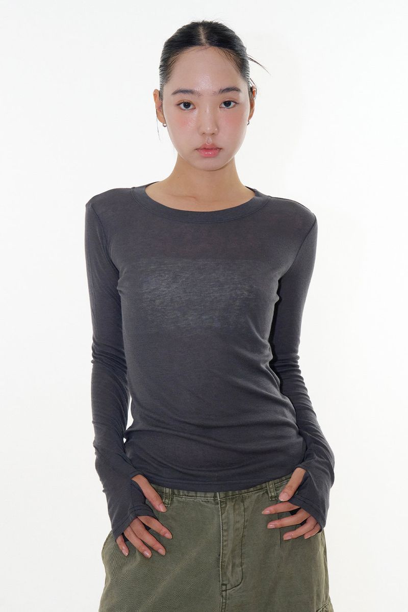 Raucohouse(ラウコハウス)の「Source wool tencel warmer long sleeve(Tops)」