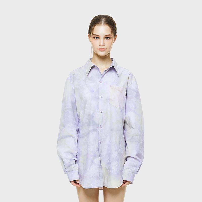 ANOTHERA（アナザーエー）の「TIEDYE OVER LONG SHIRTS（Tops）」