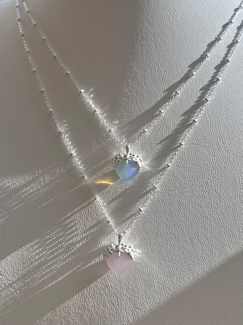 Seraphim Necklace(Pink,Opal)
