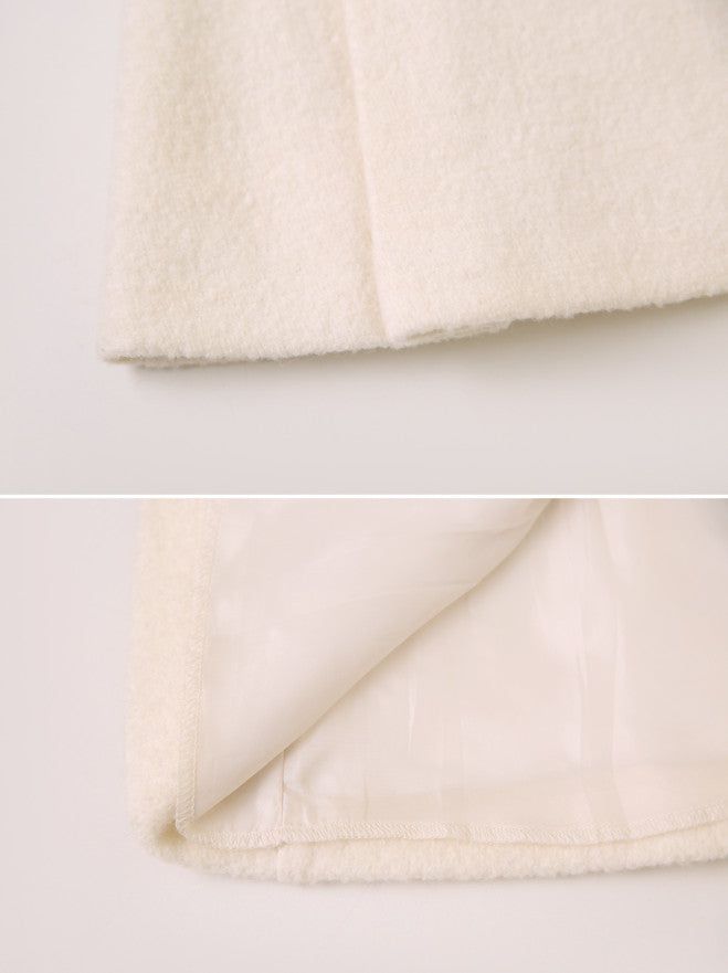 [SHOPPERMADE] Boucle Two Pintuck Mini Skirt (2color)