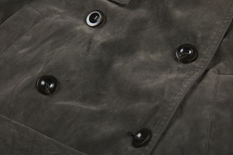 Sophie Suede Belted Trench Coat