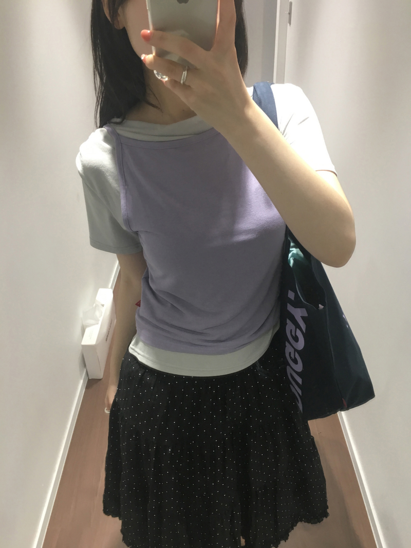 YWD SHIRRING T-SHIRTS (3color)