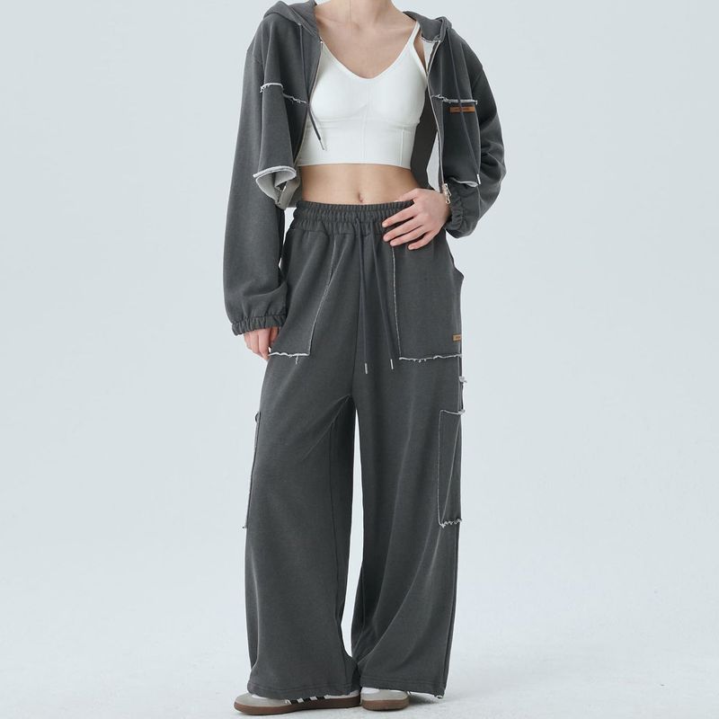 PIGMENT DYEING SWEATPANTS / CHARCOAL