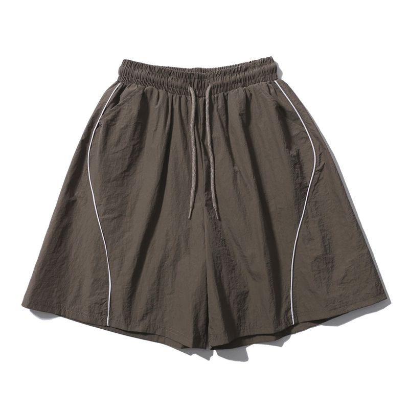 SEARCH410(サーチ410)の「CURVE LINE TRACK HALF PANTS BROWN(Pants)」