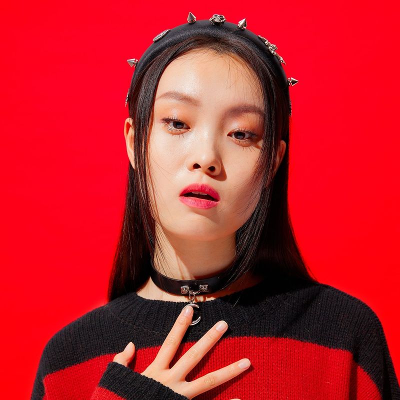 0 7 Punk Stud Headband
