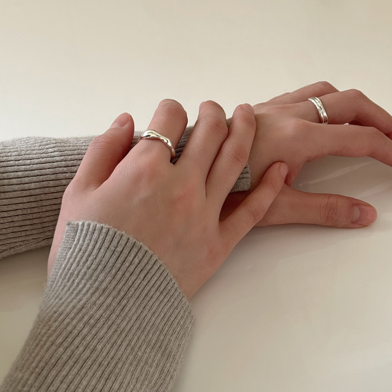 Gentle ring (silver) *1PCS