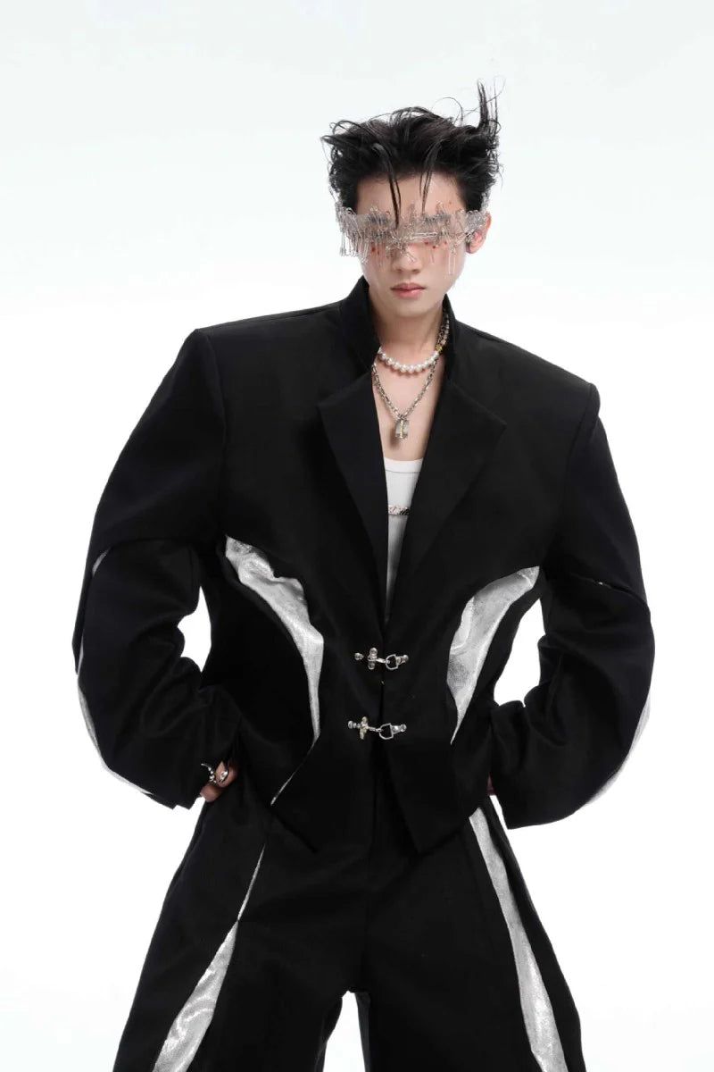 Argue Cultureの「Deconstructed Textured Cropped Blazer（Jackets/Outerwear）」