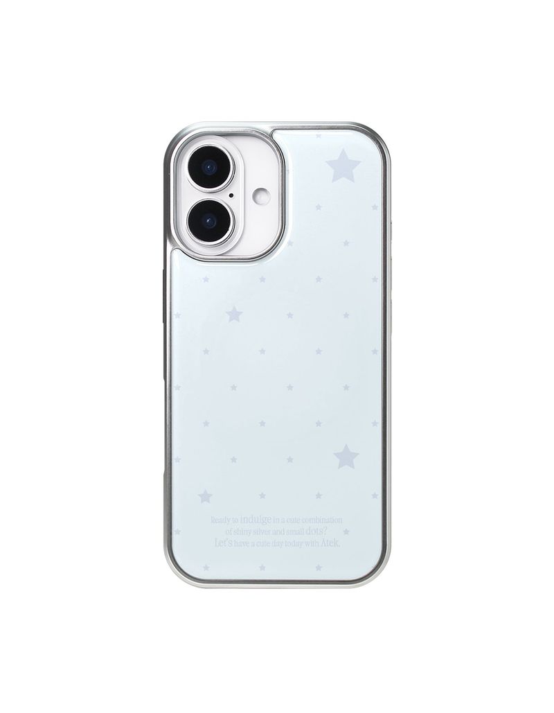 ATEK(アテック)の「Constellation Silver Epoxy Bumper Case(Sky Blue)(Smartphone Accessories)」