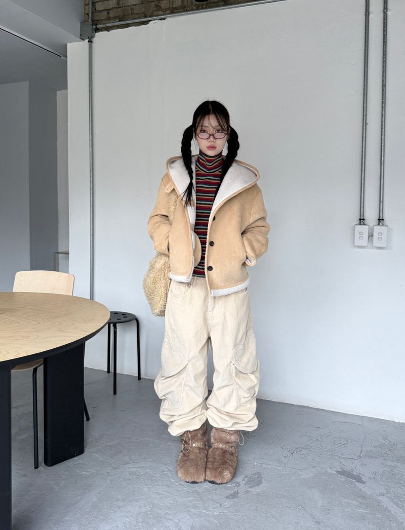 hood reversible mustang jacket