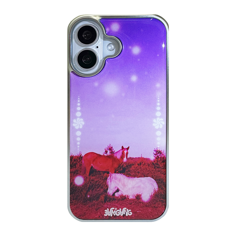 3amgang（スリーエイエムギャング）の「Furry Friends Phone case_Horse（Smartphone Accessories）」