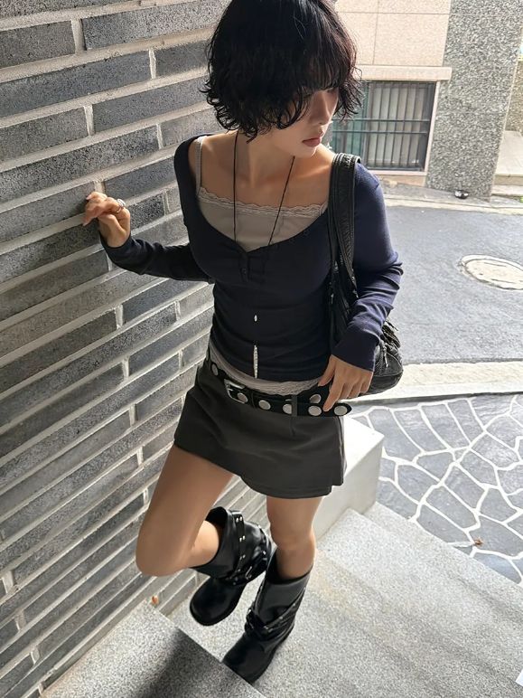 VINTAGE CRINKLE SHOULDER BAG
