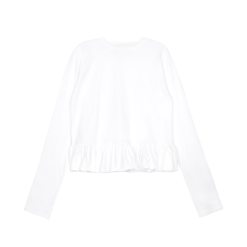 FRILL LAYERED TOP (2 COLORS)