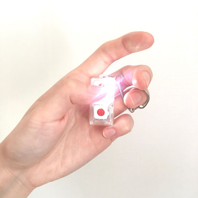[made] cherry tomato set (jelly hard case+keycap keyring)