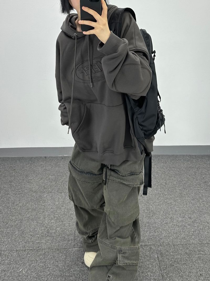 elbow patch hoodie