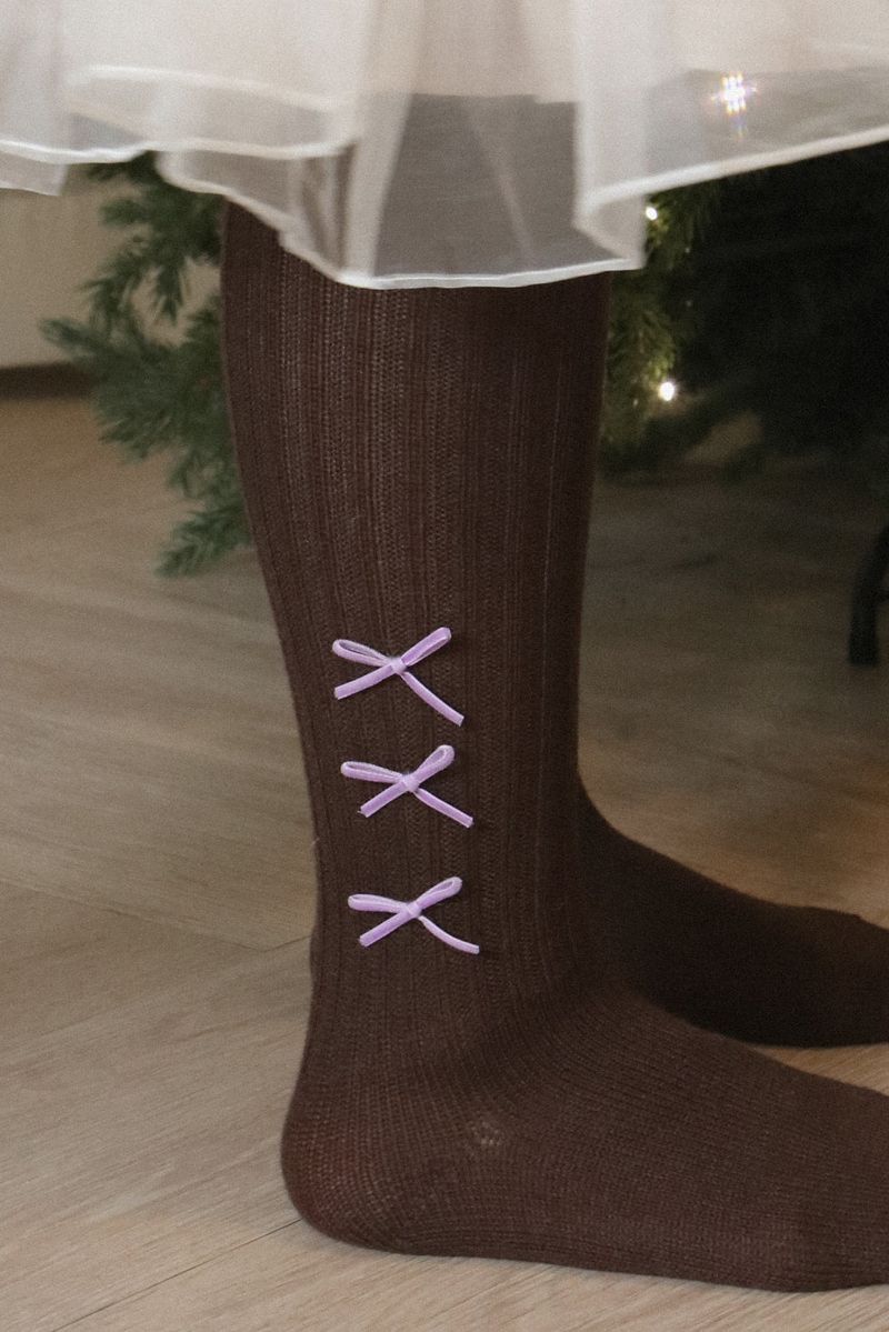 wool ribbon socks (2colors)
