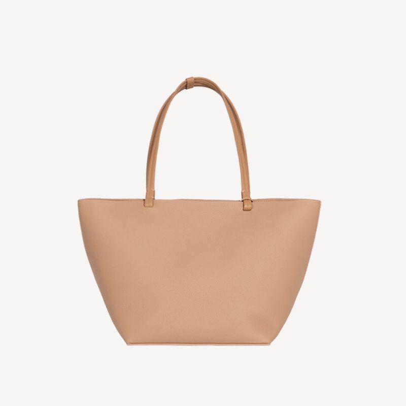 REAL LEATHER SHOPPER BAG