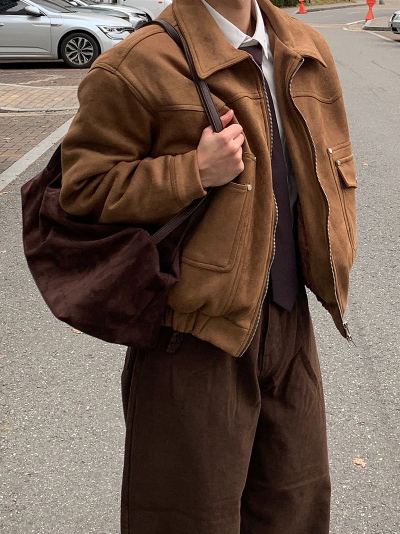 Orinette Western Suede Padded Jacket
