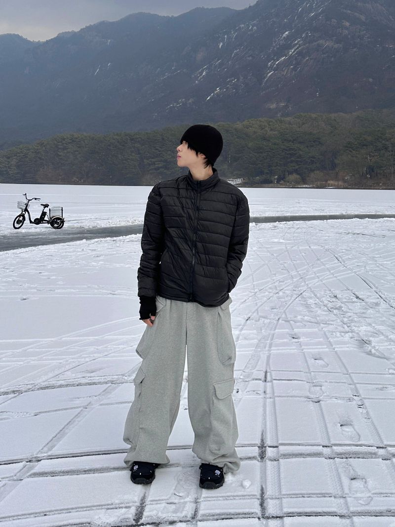 Double Pocket Multi Cargo Sweatpants 4C