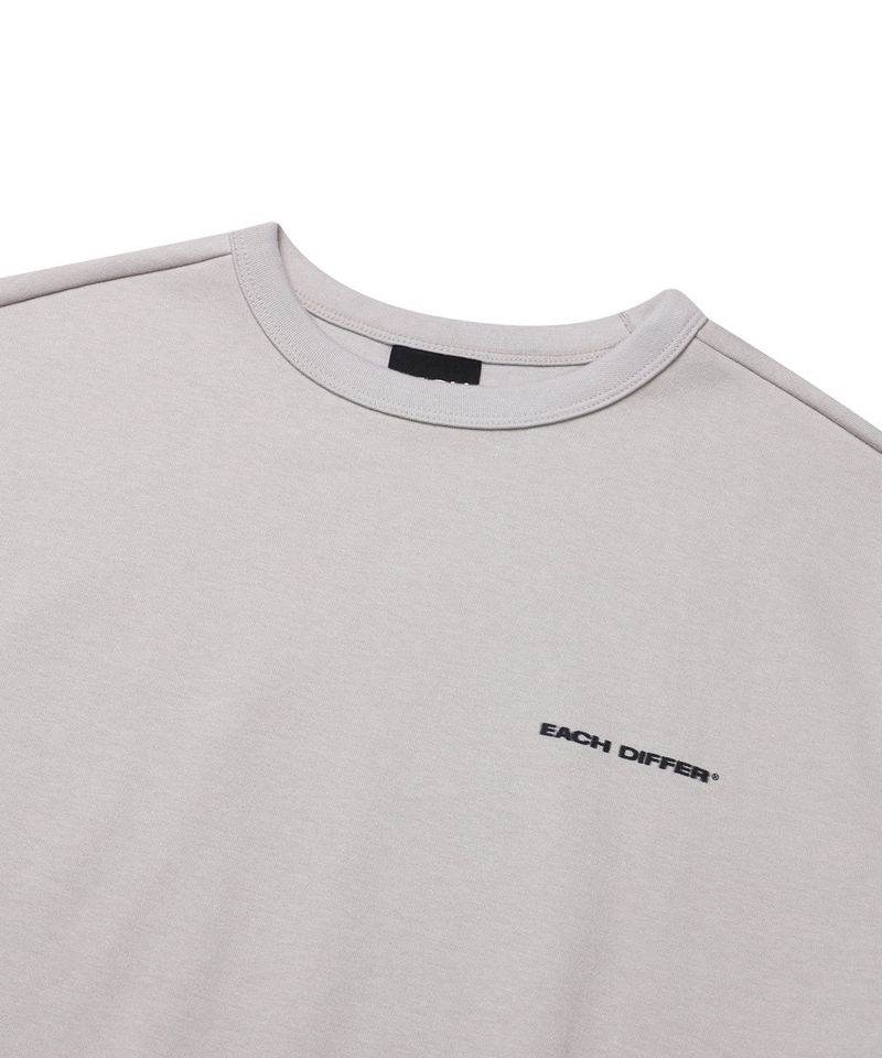 BLUR HEART T-SHIRTS_BEIGE